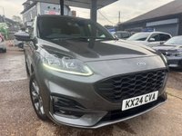 USED 2024 24 FORD KUGA 2.5 Duratec 14.4kWh ST-Line Edition SUV 5dr Petrol Plug-in Hybrid CVT Euro 6 (s/s) (225 ps) FSH, NEW MOT, 1 OWNER