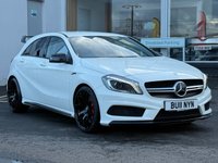 USED 2015 11 MERCEDES-BENZ A-CLASS 2.0 A45 AMG Hatchback 5dr Petrol SpdS DCT 4MATIC Euro 6 (s/s) (360 ps) AMG Package + Memory Package +
