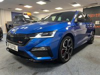 USED 2022 72 SKODA OCTAVIA 1.4 TSI iV 13kWh vRS Estate 5dr Petrol Plug-in Hybrid DSG Euro 6 (s/s) (245 ps) 1 OWNER FULL SKODA SERVICE HISTORY 6 MONTHS WARRANTY HEATED SEATS  SATNAV SMART LINK