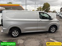 USED 2024 24 FORD TRANSIT CUSTOM Silver 2.0 EcoBlue Limited Van, 27,705 miles, 1 owner, Euro 6 ULEZ, 6-speed, A/C, Rear Camera, Alloy Wheeks, Full Service History, price +20% VAT. REAR VIEW CAMARA" APPLE CAR PLAY