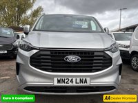 USED 2024 24 FORD TRANSIT CUSTOM Silver 2.0 EcoBlue Limited Van, 27,705 miles, 1 owner, Euro 6 ULEZ, 6-speed, A/C, Rear Camera, Alloy Wheeks, Full Service History, price +20% VAT. REAR VIEW CAMARA" APPLE CAR PLAY