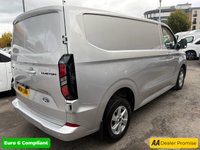 USED 2024 24 FORD TRANSIT CUSTOM Silver 2.0 EcoBlue Limited Van, 27,705 miles, 1 owner, Euro 6 ULEZ, 6-speed, A/C, Rear Camera, Alloy Wheeks, Full Service History, price +20% VAT. REAR VIEW CAMARA" APPLE CAR PLAY