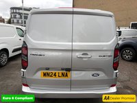 USED 2024 24 FORD TRANSIT CUSTOM Silver 2.0 EcoBlue Limited Van, 27,705 miles, 1 owner, Euro 6 ULEZ, 6-speed, A/C, Rear Camera, Alloy Wheeks, Full Service History, price +20% VAT. REAR VIEW CAMARA" APPLE CAR PLAY