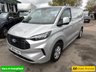USED 2024 24 FORD TRANSIT CUSTOM Silver 2.0 EcoBlue Limited Van, 27,705 miles, 1 owner, Euro 6 ULEZ, 6-speed, A/C, Rear Camera, Alloy Wheeks, Full Service History, price +20% VAT. REAR VIEW CAMARA" APPLE CAR PLAY