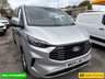 USED 2024 24 FORD TRANSIT CUSTOM Silver 2.0 EcoBlue Limited Van, 27,705 miles, 1 owner, Euro 6 ULEZ, 6-speed, A/C, Rear Camera, Alloy Wheeks, Full Service History, price +20% VAT. REAR VIEW CAMARA" APPLE CAR PLAY