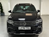 USED 2020 70 VOLKSWAGEN TIGUAN 1.5 TSI R-Line SUV 5dr Petrol DSG Euro 6 (s/s) (150 ps) PANROOF+20"S+DEEPBLACK+PARKCAM