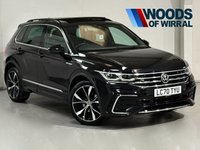 USED 2020 70 VOLKSWAGEN TIGUAN 1.5 TSI R-Line SUV 5dr Petrol DSG Euro 6 (s/s) (150 ps) PANROOF+20"S+DEEPBLACK+PARKCAM