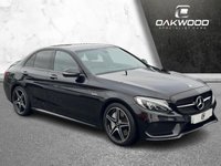 USED 2017 17 MERCEDES-BENZ C 43 AMG 3.0 V6 (Premium) Saloon 4dr Petrol G-Tronic+ 4MATIC Euro 6 (s/s) (367 ps) PANORAMIC ROOF + LOW MILES + PRIVACY GLASS + FSH
