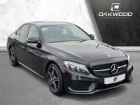 USED 2017 17 MERCEDES-BENZ C 43 AMG 3.0 V6 (Premium) Saloon 4dr Petrol G-Tronic+ 4MATIC Euro 6 (s/s) (367 ps) PANORAMIC ROOF + LOW MILES + PRIVACY GLASS + FSH