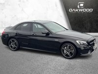 USED 2017 17 MERCEDES-BENZ C 43 AMG 3.0 V6 (Premium) Saloon 4dr Petrol G-Tronic+ 4MATIC Euro 6 (s/s) (367 ps) PANORAMIC ROOF + LOW MILES + PRIVACY GLASS + FSH