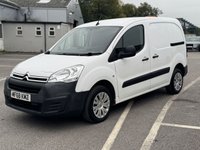 USED 2018 68 CITROEN BERLINGO 1.6 BlueHDi 850 Enterprise Panel Van 5dr Diesel Manual L1 (112 g/km, 100 bhp) This 2018 Citroen Berlingo 1.6 BlueHDi 850 Enterprise L1 5dr presents an exceptional ownership history, having been meticulously maintained by a single owner from new. This Euro 6 compliant diesel van boasts a robust 1.6 litre engine delivering 100 bhp, coupled with an impressive fuel economy of 66 mpg, making it an economical choice for your business needs. Its Enterprise trim level ensures a practical and functional interior, while the MOT remains valid until September 2026.