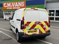 USED 2018 68 CITROEN BERLINGO 1.6 BlueHDi 850 Enterprise Panel Van 5dr Diesel Manual L1 (112 g/km, 100 bhp) This 2018 Citroen Berlingo 1.6 BlueHDi 850 Enterprise L1 5dr presents an exceptional ownership history, having been meticulously maintained by a single owner from new. This Euro 6 compliant diesel van boasts a robust 1.6 litre engine delivering 100 bhp, coupled with an impressive fuel economy of 66 mpg, making it an economical choice for your business needs. Its Enterprise trim level ensures a practical and functional interior, while the MOT remains valid until September 2026.