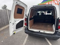 USED 2018 68 CITROEN BERLINGO 1.6 BlueHDi 850 Enterprise Panel Van 5dr Diesel Manual L1 (112 g/km, 100 bhp) This 2018 Citroen Berlingo 1.6 BlueHDi 850 Enterprise L1 5dr presents an exceptional ownership history, having been meticulously maintained by a single owner from new. This Euro 6 compliant diesel van boasts a robust 1.6 litre engine delivering 100 bhp, coupled with an impressive fuel economy of 66 mpg, making it an economical choice for your business needs. Its Enterprise trim level ensures a practical and functional interior, while the MOT remains valid until September 2026.