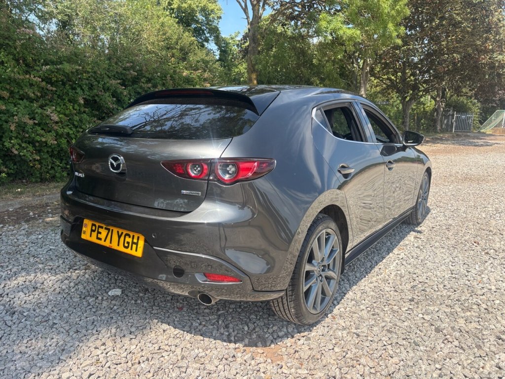 USED 2022 71 MAZDA MAZDA3 2.0 e-SKYACTIV-G MHEV GT Sport Tech Hatchback 5dr Petrol Manual Euro 6 (s/s) (122 ps) &pound;ZERO DEPOSIT FINANCE