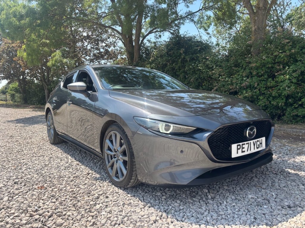 USED 2022 71 MAZDA MAZDA3 2.0 e-SKYACTIV-G MHEV GT Sport Tech Hatchback 5dr Petrol Manual Euro 6 (s/s) (122 ps) &pound;ZERO DEPOSIT FINANCE