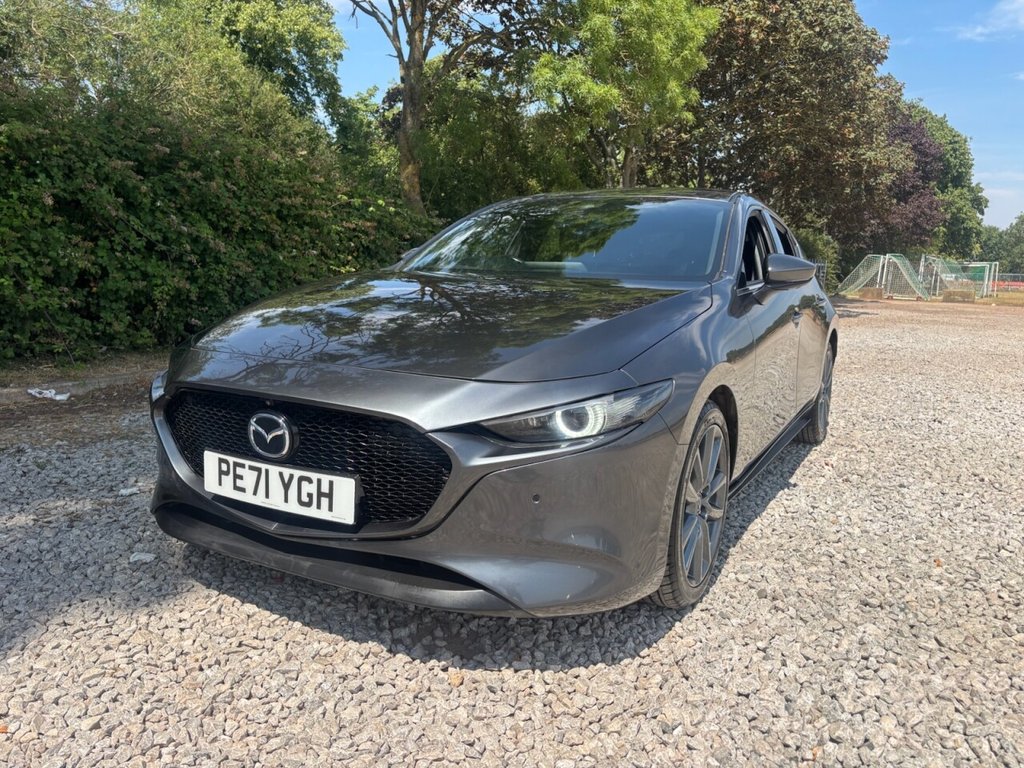 USED 2022 71 MAZDA MAZDA3 2.0 e-SKYACTIV-G MHEV GT Sport Tech Hatchback 5dr Petrol Manual Euro 6 (s/s) (122 ps) &pound;ZERO DEPOSIT FINANCE