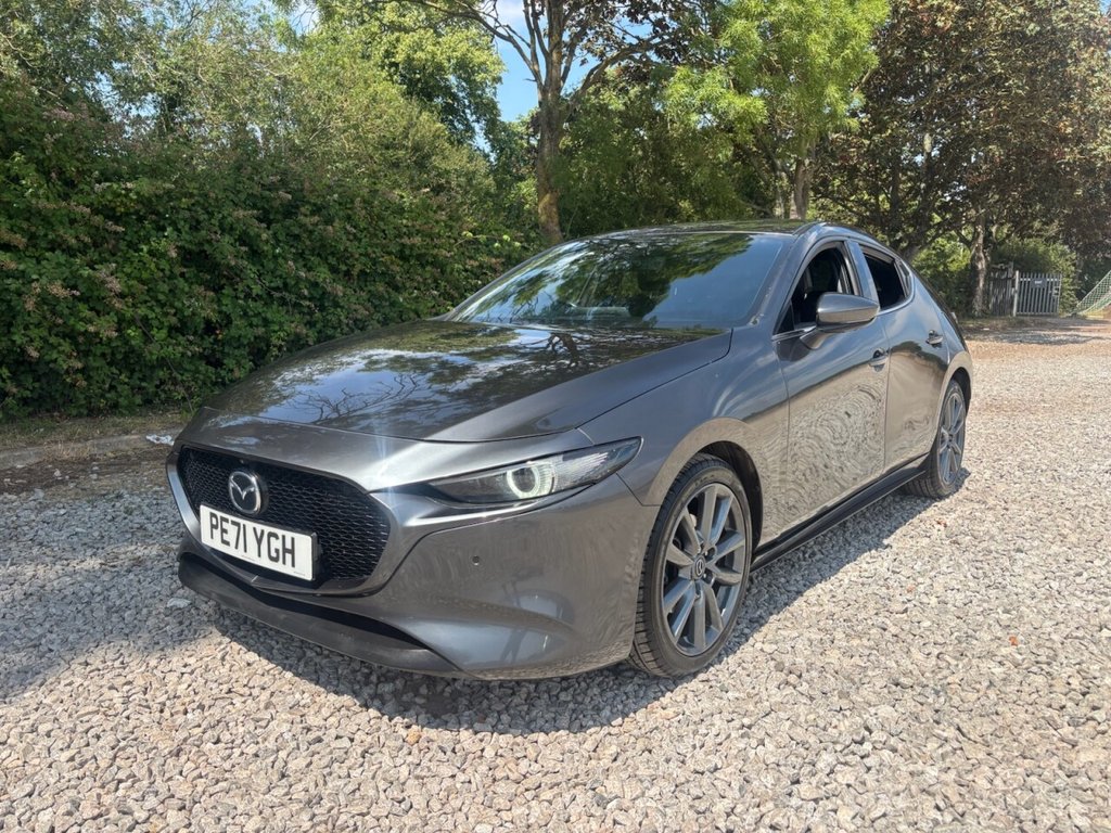 USED 2022 71 MAZDA MAZDA3 2.0 e-SKYACTIV-G MHEV GT Sport Tech Hatchback 5dr Petrol Manual Euro 6 (s/s) (122 ps) &pound;ZERO DEPOSIT FINANCE