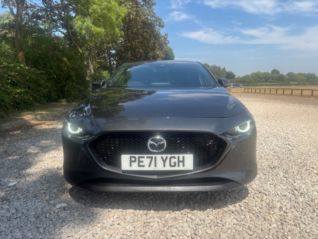 USED 2022 71 MAZDA MAZDA3 2.0 e-SKYACTIV-G MHEV GT Sport Tech Hatchback 5dr Petrol Manual Euro 6 (s/s) (122 ps) &pound;ZERO DEPOSIT FINANCE