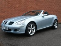 USED 2007 57 MERCEDES-BENZ SLK 1.8 SLK200 KOMPRESSOR 2d FULL BLACK LEATHER SEATS BEAUTIFUL CAR, LOW MILES