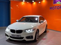 USED 2017 67 BMW 2 SERIES 2.0 218d M Sport Coupe 2dr Diesel Auto Euro 6 (s/s) (150 ps) Sports Seats. Sun Protect.