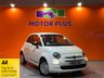 USED 2018 18 FIAT 500 1.2 Pop Hatchback 3dr Petrol Manual Euro 6 (s/s) (69 bhp) Timing Belt Changed