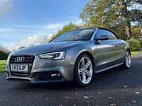 USED 2013 13 AUDI A5 CABRIOLET 2.0 TDI S line Convertible 2dr Diesel Multitronic Euro 5 (s/s) (177 ps) 