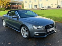 USED 2013 13 AUDI A5 CABRIOLET 2.0 TDI S line Convertible 2dr Diesel Multitronic Euro 5 (s/s) (177 ps) 