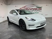 USED 2020 70 TESLA Model 3 (Dual Motor) Performance Saloon 4dr Electric Auto 4WDE (Performance Upgrade) (449 bhp) 2 keys, white leather, pan roof,NAV