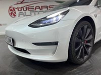 USED 2020 70 TESLA Model 3 (Dual Motor) Performance Saloon 4dr Electric Auto 4WDE (Performance Upgrade) (449 bhp) 2 keys, white leather, pan roof,NAV