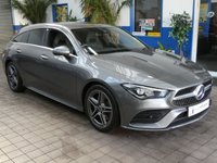 USED 2021 71 MERCEDES-BENZ CLA 1.3 CLA200 AMG Line (Premium 2) Shooting Brake 5dr Petrol 7G-DCT Euro 6 (s/s) (163 ps) SAT NAV ANDROID APPLE CARPLAY LEATHER HEATED SEATS REAR VIEW CAMERA CRUISE CONTROL PARKING SENSORS 1 OWNER EXCELLENT SERVICE HISTORY WARRANTY