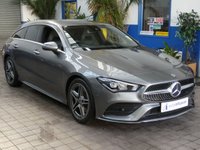 USED 2021 71 MERCEDES-BENZ CLA 1.3 CLA200 AMG Line (Premium 2) Shooting Brake 5dr Petrol 7G-DCT Euro 6 (s/s) (163 ps) SAT NAV ANDROID APPLE CARPLAY LEATHER HEATED SEATS REAR VIEW CAMERA CRUISE CONTROL PARKING SENSORS 1 OWNER EXCELLENT SERVICE HISTORY WARRANTY