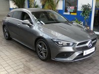 USED 2021 71 MERCEDES-BENZ CLA 1.3 CLA200 AMG Line (Premium 2) Shooting Brake 5dr Petrol 7G-DCT Euro 6 (s/s) (163 ps) SAT NAV ANDROID APPLE CARPLAY LEATHER HEATED SEATS REAR VIEW CAMERA CRUISE CONTROL PARKING SENSORS 1 OWNER EXCELLENT SERVICE HISTORY WARRANTY