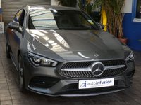 USED 2021 71 MERCEDES-BENZ CLA 1.3 CLA200 AMG Line (Premium 2) Shooting Brake 5dr Petrol 7G-DCT Euro 6 (s/s) (163 ps) SAT NAV ANDROID APPLE CARPLAY LEATHER HEATED SEATS REAR VIEW CAMERA CRUISE CONTROL PARKING SENSORS 1 OWNER EXCELLENT SERVICE HISTORY WARRANTY