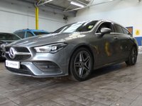 USED 2021 71 MERCEDES-BENZ CLA 1.3 CLA200 AMG Line (Premium 2) Shooting Brake 5dr Petrol 7G-DCT Euro 6 (s/s) (163 ps) SAT NAV ANDROID APPLE CARPLAY LEATHER HEATED SEATS REAR VIEW CAMERA CRUISE CONTROL PARKING SENSORS 1 OWNER EXCELLENT SERVICE HISTORY WARRANTY
