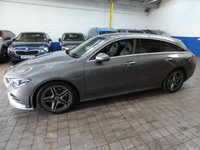 USED 2021 71 MERCEDES-BENZ CLA 1.3 CLA200 AMG Line (Premium 2) Shooting Brake 5dr Petrol 7G-DCT Euro 6 (s/s) (163 ps) SAT NAV ANDROID APPLE CARPLAY LEATHER HEATED SEATS REAR VIEW CAMERA CRUISE CONTROL PARKING SENSORS 1 OWNER EXCELLENT SERVICE HISTORY WARRANTY