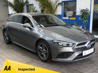 USED 2021 71 MERCEDES-BENZ CLA 1.3 CLA200 AMG Line (Premium 2) Shooting Brake 5dr Petrol 7G-DCT Euro 6 (s/s) (163 ps) SAT NAV ANDROID APPLE CARPLAY LEATHER HEATED SEATS REAR VIEW CAMERA CRUISE CONTROL PARKING SENSORS 1 OWNER EXCELLENT SERVICE HISTORY WARRANTY