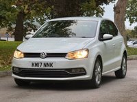 USED 2017 17 VOLKSWAGEN POLO 1.0 BlueMotion Tech Match Edition Hatchback 5dr Petrol Manual Euro 6 (s/s) (60 ps) 