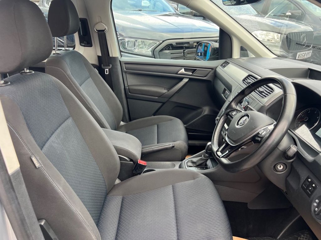 USED 2018 18 VOLKSWAGEN CADDY MAXI LIFE 2.0 TDI BlueMotion Tech MPV 5dr Diesel DSG Euro 6 (s/s) (102 ps) 2 LITRE / DSG / 7 SEATS
