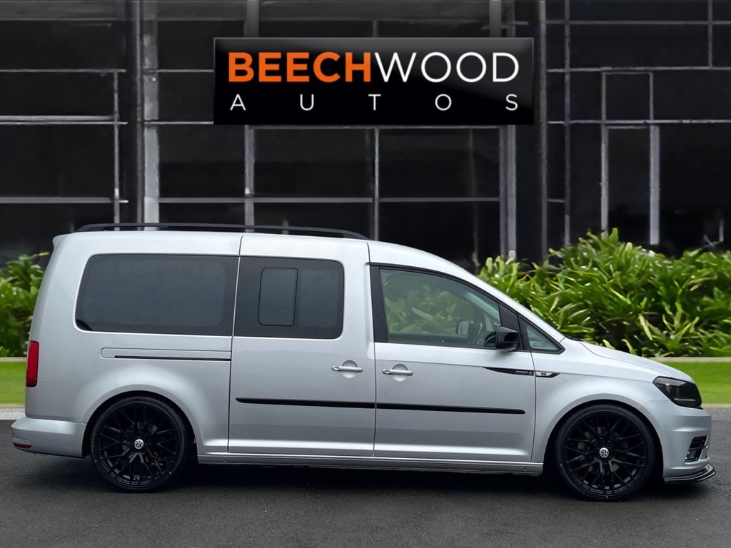 USED 2018 18 VOLKSWAGEN CADDY MAXI LIFE 2.0 TDI BlueMotion Tech MPV 5dr Diesel DSG Euro 6 (s/s) (102 ps) 2 LITRE / DSG / 7 SEATS