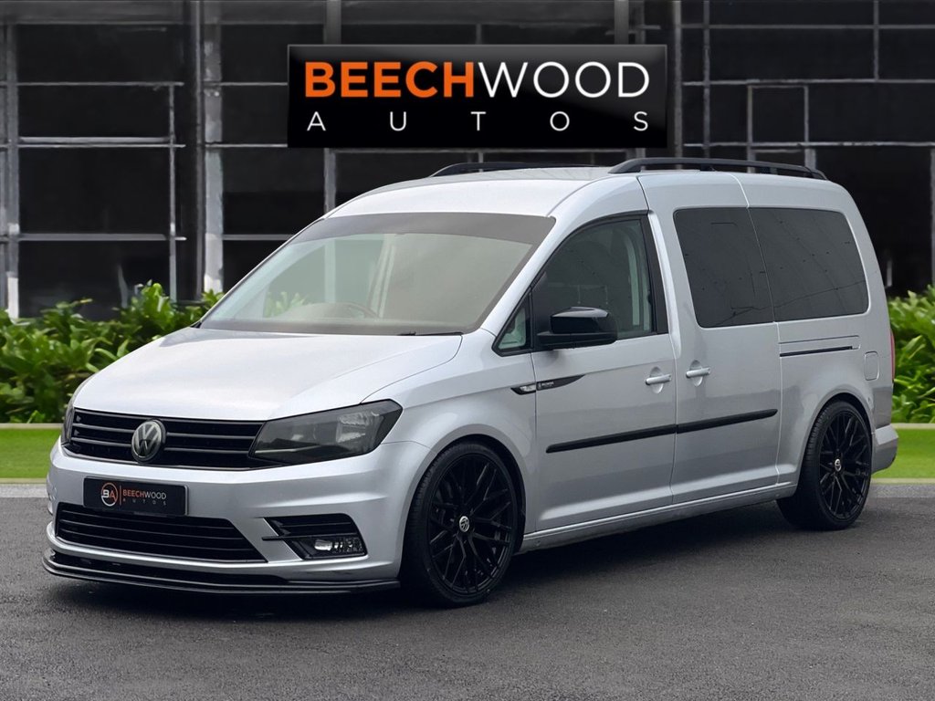 USED 2018 18 VOLKSWAGEN CADDY MAXI LIFE 2.0 TDI BlueMotion Tech MPV 5dr Diesel DSG Euro 6 (s/s) (102 ps) 2 LITRE / DSG / 7 SEATS