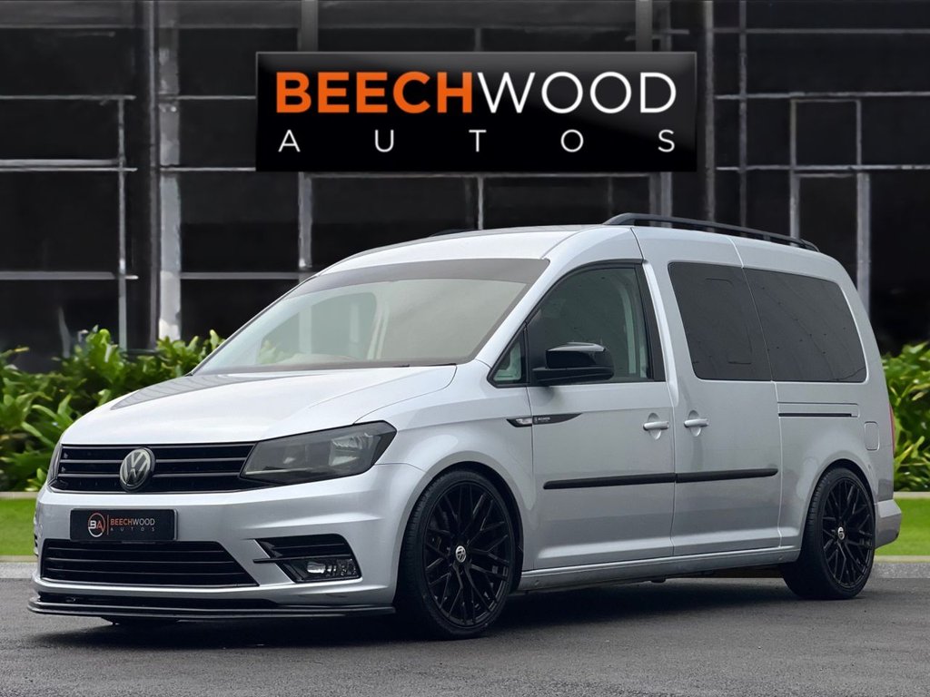 USED 2018 18 VOLKSWAGEN CADDY MAXI LIFE 2.0 TDI BlueMotion Tech MPV 5dr Diesel DSG Euro 6 (s/s) (102 ps) 2 LITRE / DSG / 7 SEATS