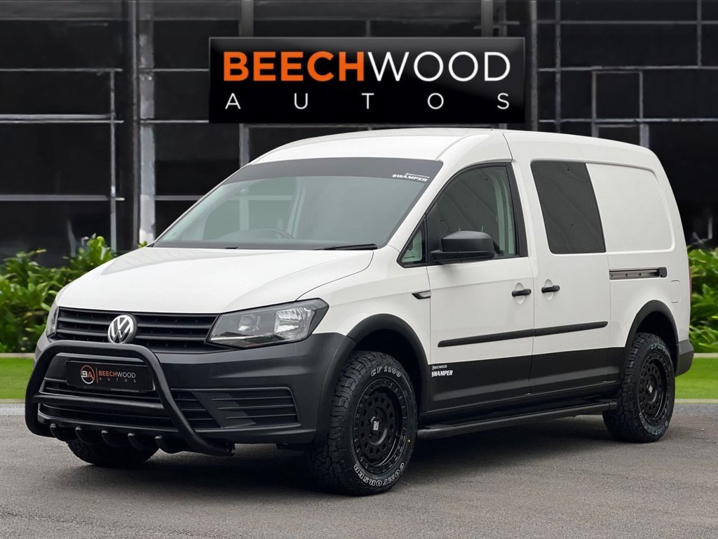 USED 2020 69 VOLKSWAGEN CADDY MAXI 2.0 TDI BEECHWOOD SWAMPER Crew Van Double Cab 5dr Diesel Manual LWB Euro 6 (s/s) (102 ps) 