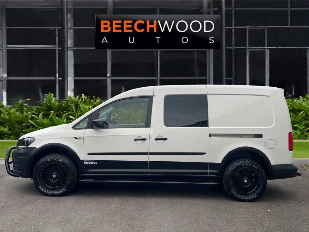 USED 2020 69 VOLKSWAGEN CADDY MAXI 2.0 TDI BEECHWOOD SWAMPER Crew Van Double Cab 5dr Diesel Manual LWB Euro 6 (s/s) (102 ps) 