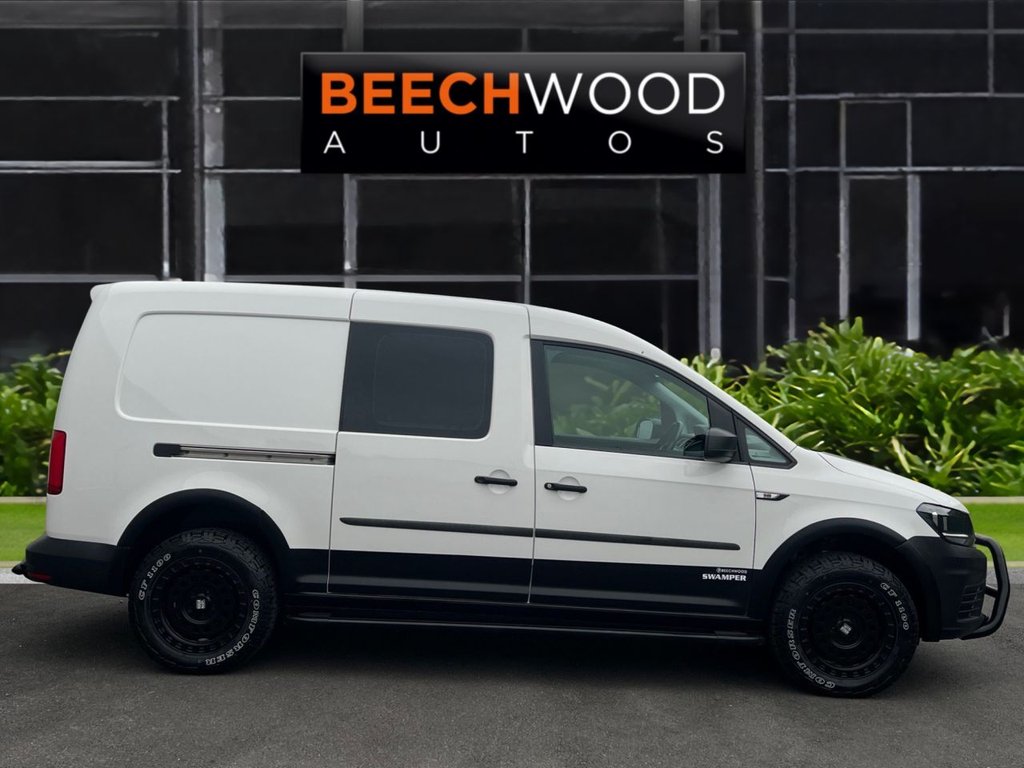 USED 2020 69 VOLKSWAGEN CADDY MAXI 2.0 TDI BEECHWOOD SWAMPER Crew Van Double Cab 5dr Diesel Manual LWB Euro 6 (s/s) (102 ps) 
