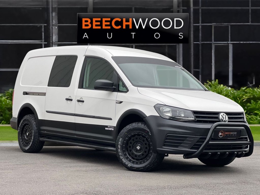 USED 2020 69 VOLKSWAGEN CADDY MAXI 2.0 TDI BEECHWOOD SWAMPER Crew Van Double Cab 5dr Diesel Manual LWB Euro 6 (s/s) (102 ps) 
