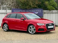 USED 2017 66 AUDI A3 2.0 TFSI S line Sportback 5dr Petrol Manual Euro 6 (s/s) (190 ps) 