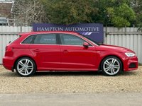 USED 2017 66 AUDI A3 2.0 TFSI S line Sportback 5dr Petrol Manual Euro 6 (s/s) (190 ps) 