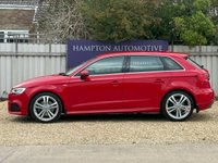 USED 2017 66 AUDI A3 2.0 TFSI S line Sportback 5dr Petrol Manual Euro 6 (s/s) (190 ps) 