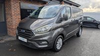 USED 2022 71 FORD TRANSIT CUSTOM 2.0 320 EcoBlue Limited Crew Van Double Cab 5dr Diesel Manual L1 H1 Euro 6 (s/s) (130 ps) *** 6 SEATS - REVERSE CAMERA - CRUISE - AIR CON ***