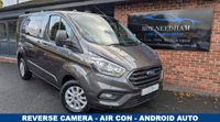USED 2022 71 FORD TRANSIT CUSTOM 2.0 320 EcoBlue Limited Crew Van Double Cab 5dr Diesel Manual L1 H1 Euro 6 (s/s) (130 ps) *** 6 SEATS - REVERSE CAMERA - CRUISE - AIR CON ***